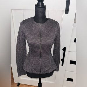 Women’s Peplum Top with Zipper - Size S